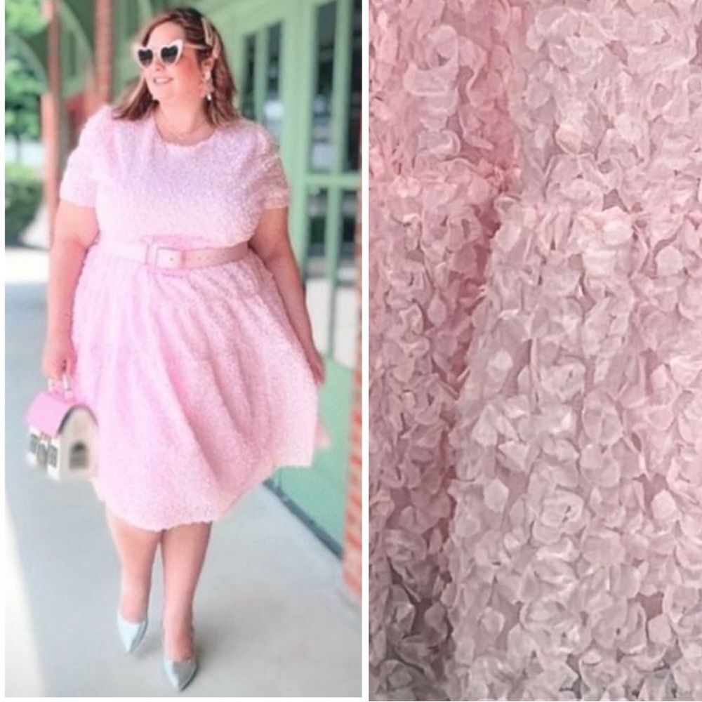 Halogen Pink Midi Dress Elegant and Stylish